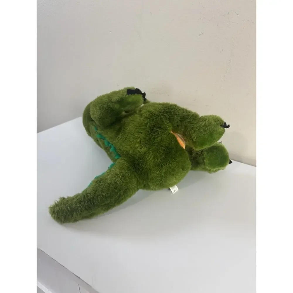 Vtg Rhode Island Novelty Green Alligator Crocodile Plush 9” Stuffed Animal